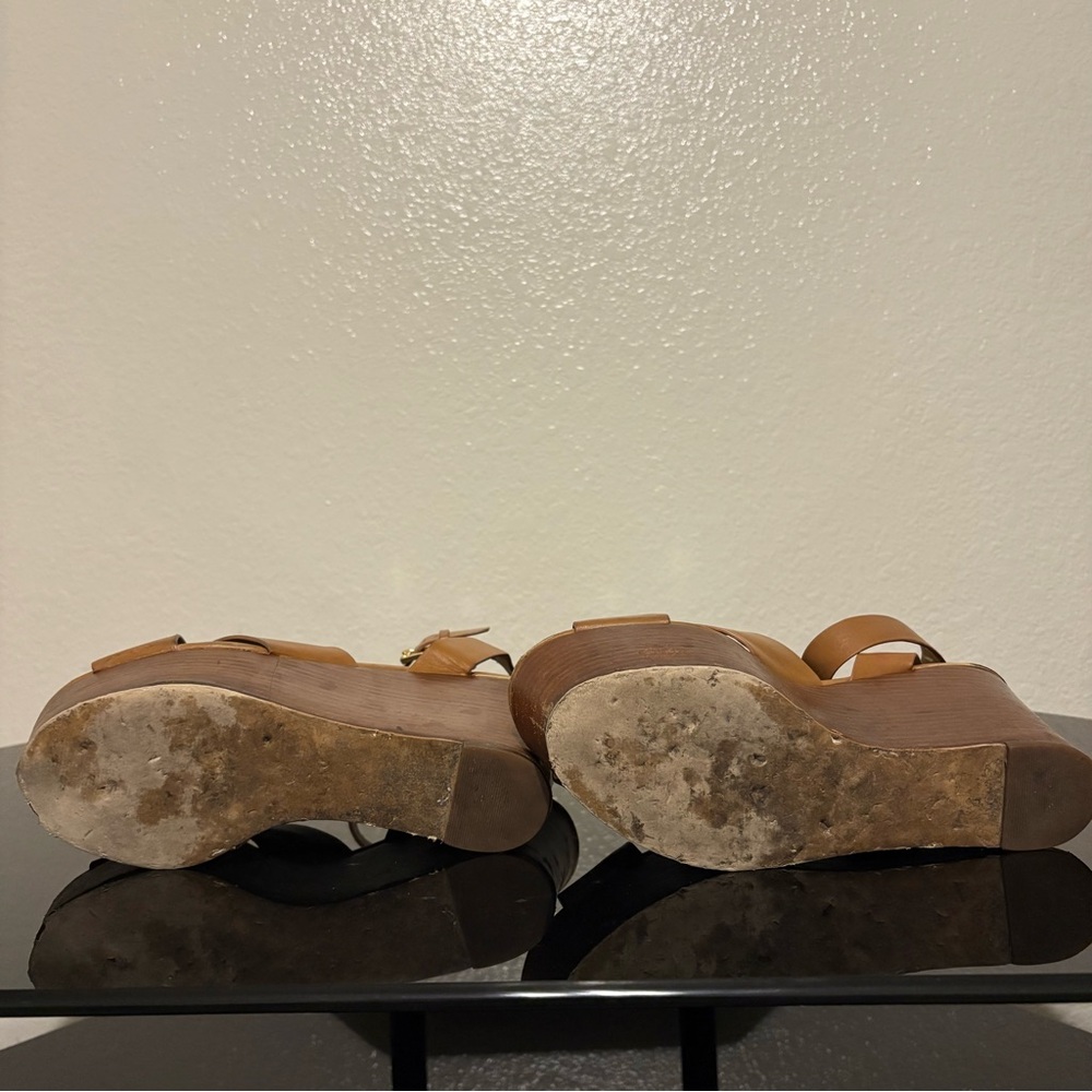 MICHAEL Michael Kors Abbott platform wedge sandals - Picture 6 of 11